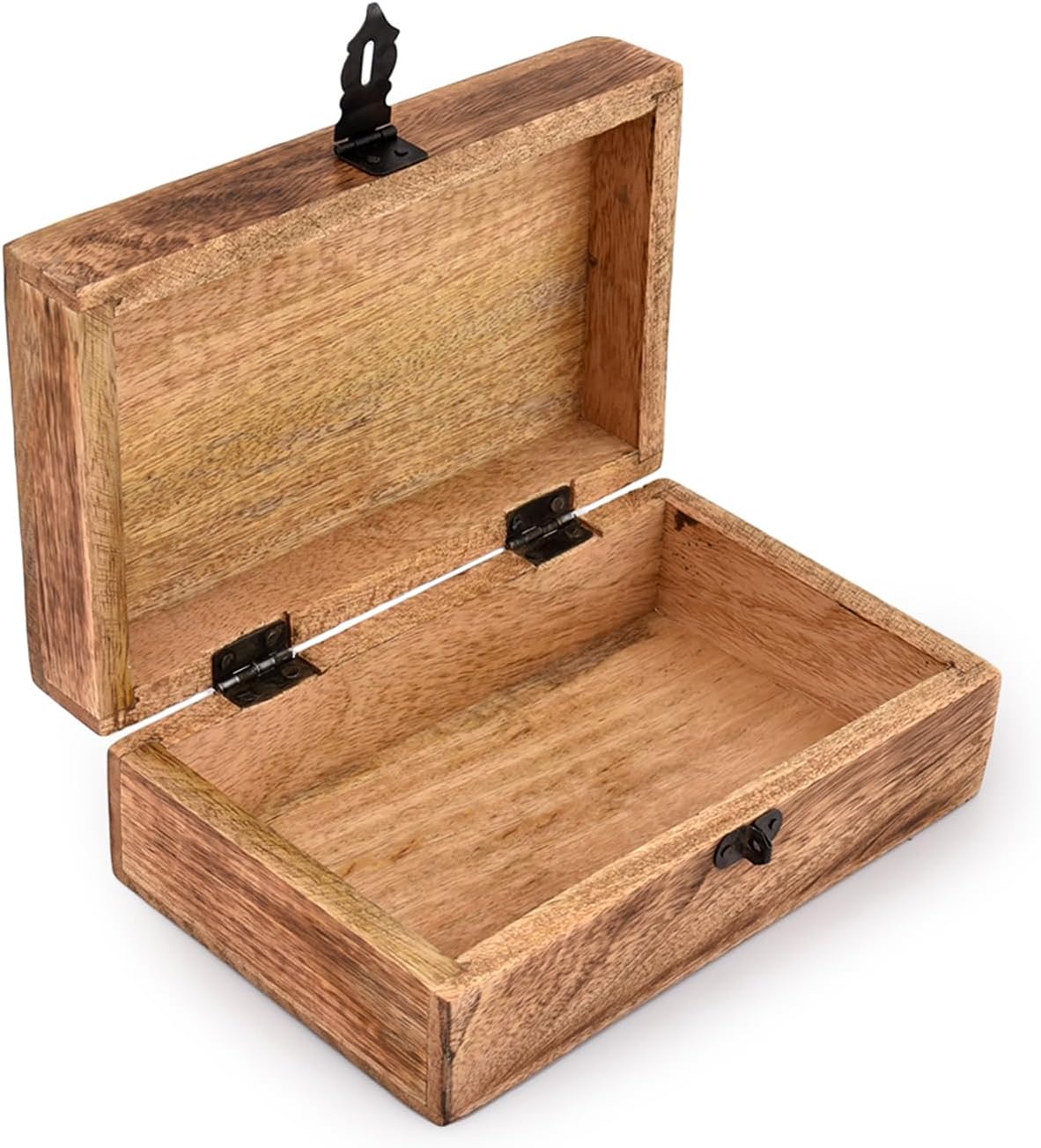 Handmade Wooden Box – Carved Tree of Life Jewelry & Keepsake Storage Chest